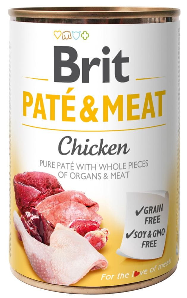 Levně Brit Paté & Meat Chicken 6x400g