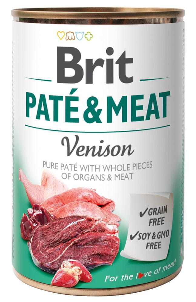 Levně Brit Paté & Meat Venison 6x400g