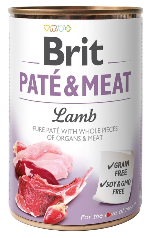 Levně Brit Paté & Meat Lamb 6x400g