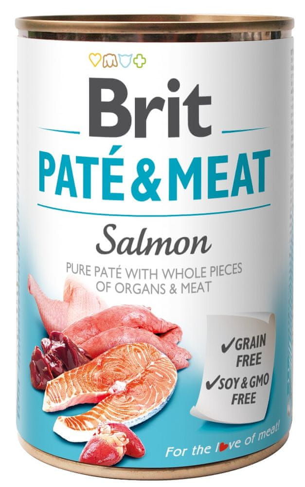 Levně Brit Paté & Meat Salmon 6x400g