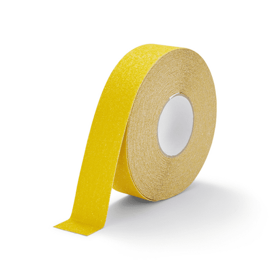 PROTISKLUZU Žlutá protiskluzová páska 50 mm x 18,3 m - hrubozrnná