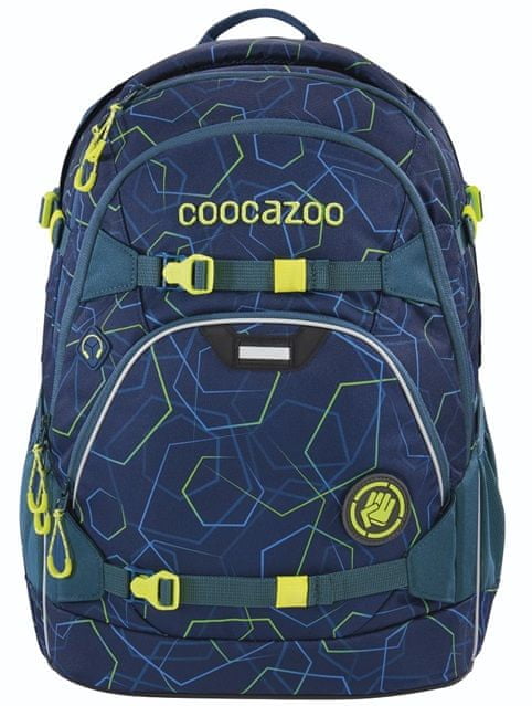 CoocaZoo Školní batoh ScaleRale, Laserbeam Blue, certifikát AGR