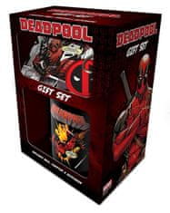 Dárkový set Deadpool (hrnek + podtácek + klíčenka)
