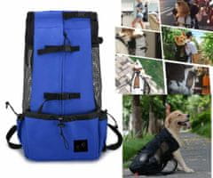 Brunbo Transportní taška pro psa, prodyšná, modrá barva