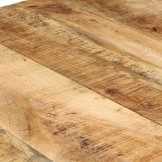 shumee Jídelní stůl 220 x 100 x 76 cm hrubé mangovníkové dřevo