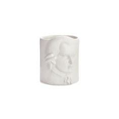 Balvi Stojánek na tužky Amadeus Mozart 27221, keramika, v.11,5 cm, bílý