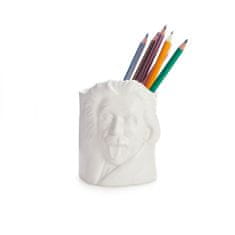 Balvi Stojánek na tužky Albert Einstein 27220, keramika, v.11,5 cm, bílý