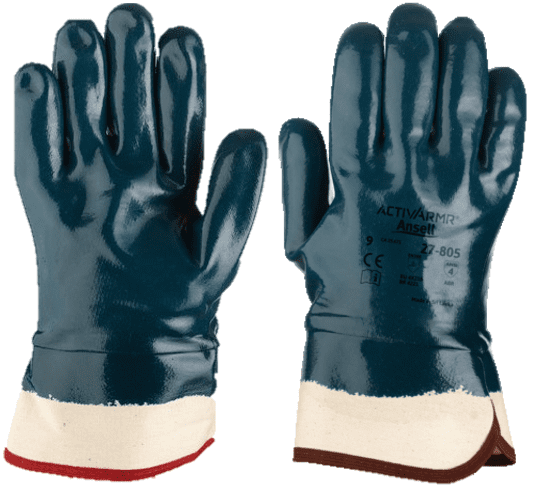 Ansell Antistatické pracovní rukavice HYCRON 27-805, mechanické - extrémní záťež