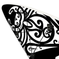 shumee Nafukovací SUP paddleboard 366 x 76 x 15 cm černý