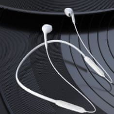 DUDAO Magnetic Suction bezdrátové sluchátka do uší, bílé