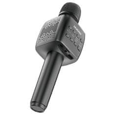 DUDAO Wireless Karaoke mikrofon s reproduktorem, černý