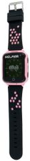 LK 707 dětské hodinky s GPS lokátorem s možností volání, fotoaparátem růžové