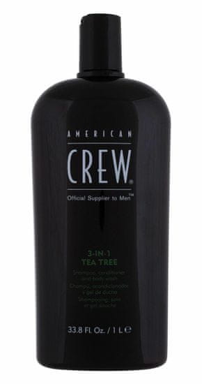 American Crew 1000ml 3-in-1 tea tree, šampon