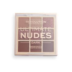 Makeup Revolution Paletka očích stínů Ultimate Nudes Dark 8,1 g