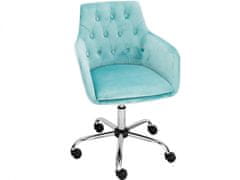Danish Style Kancelářská židle Gurin, tyrkysová