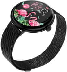 Immax chytré hodinky Lady Music Fit, černá