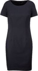 Kariban Dámské business šaty s krátkým rukávem, Velikost 44, Barva Černá