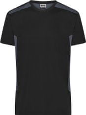 James & Nicholson Pánské pracovní tričko Strong James & Nicholson, Velikost L, Barva Bílá