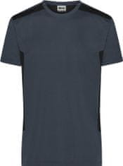 James & Nicholson Pánské pracovní tričko Strong James & Nicholson, Velikost L, Barva Bílá