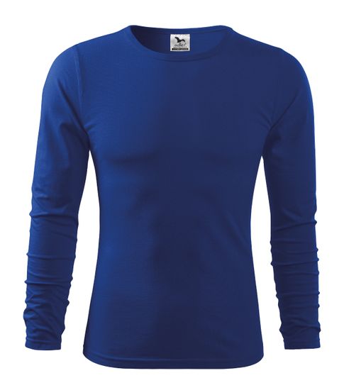 Malfini Pánské triko dlouhý rukáv 100% bavlna, Velikost S, Barva Královská modrá