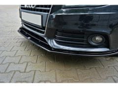 Maxton Design spoiler pod přední nárazník ver.2 pro Audi A4 B8, černý lesklý plast ABS