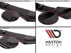 Maxton Design spoiler pod přední nárazník ver.2 pro Audi A4 B8 Facelift, černý lesklý plast ABS