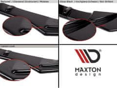 Maxton Design vložka zadního nárazníku pro Seat Leon Cupra Mk3 Facelift, černý lesklý plast ABS, Hatchback