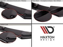 Maxton Design difuzory pod boční prahy pro Volkswagen Touareg Mk3 /R-Line, černý lesklý plast ABS