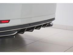 Maxton Design vložka zadního nárazníku pro Škoda Superb Mk3 FL Facelift, černý lesklý plast ABS pro Sportline / L&K verzi