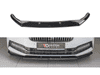 spoiler pod přední nárazník ver.2 pro Škoda Superb Mk3 FL Facelift, černý lesklý plast ABS