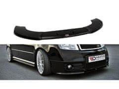 Maxton Design spoiler pod přední nárazník pro Škoda Fabia RS Mk1, černý lesklý plast ABS
