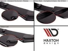 Maxton Design spoiler pod přední nárazník ver.1 pro Škoda Octavia RS Mk3, černý lesklý plast ABS
