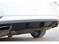 Maxton Design vložka zadního nárazníku pro Škoda Superb Mk3, Mk3 FL, černý lesklý plast ABS