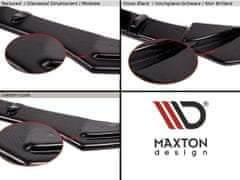 Maxton Design spoiler pod přední nárazník ver.1 pro Škoda Rapid, černý lesklý plast ABS
