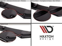 Maxton Design spoiler pod přední nárazník ver.2 pro Volkswagen Passat Mk8 (B8), černý lesklý plast ABS, R-Line