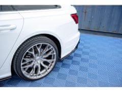 Maxton Design boční difuzory pod zadní nárazník pro Audi A6 S6/RS6/A6 S-Line/C8, černý lesklý plast ABS