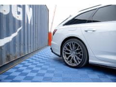 Maxton Design boční difuzory pod zadní nárazník pro Audi A6 S6/RS6/A6 S-Line/C8, černý lesklý plast ABS