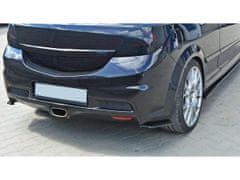 Maxton Design boční difuzory pod zadní nárazník pro Opel Astra OPC H (Mk3), černý lesklý plast ABS