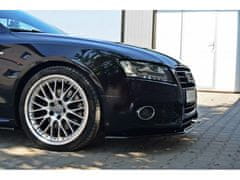 Maxton Design spoiler pod přední nárazník pro Audi A5, S5 8T, černý lesklý plast ABS