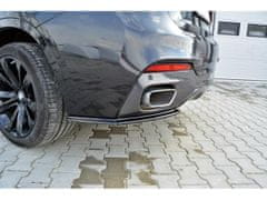 Maxton Design boční difuzory pod zadní nárazník pro BMW X6 F16, černý lesklý plast ABS