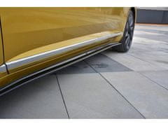 Maxton Design difuzory pod boční prahy pro Volkswagen Arteon, černý lesklý plast ABS