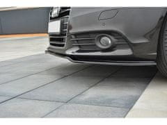 Maxton Design spoiler pod přední nárazník ver.1 pro Audi A6 C7, černý lesklý plast ABS