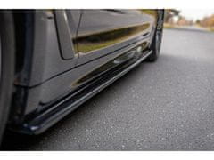 Maxton Design difuzory pod boční prahy pro BMW Řada 5 G30-G31, černý lesklý plast ABS
