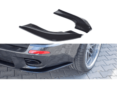 Maxton Design boční difuzory pod zadní nárazník pro BMW X5 E70, černý lesklý plast ABS