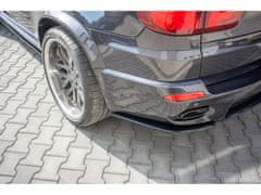 Maxton Design boční difuzory pod zadní nárazník pro BMW X5 E70, černý lesklý plast ABS