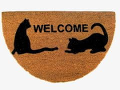 DURAmat Rohož PVC & kokos 45x75, Welcome Cats