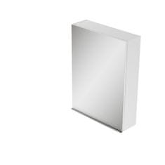 CERSANIT Zrcadlová skříňka virgo 40 bílá s černými úchyty (S522-009)