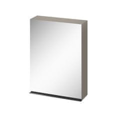 CERSANIT Zrcadlová skříňka virgo 60 šedý dub s černými úchyty (S522-016)