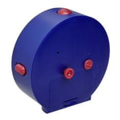 TFA 60.1033.06 Dětský analogový budík, modrý, motiv rakety
