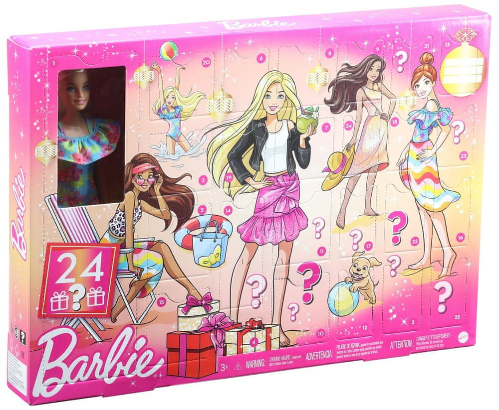 Mattel Barbie Adventní kalendář GXD64